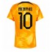 Günstige Niederlande Memphis Depay #10 Heim Fussballtrikot WM 2022 Kurzarm